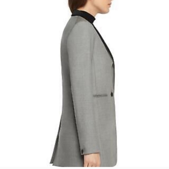 NWT RAG & BONE Dant Tux Wool Blazer Gray Size 0 - Picture 3 of 7